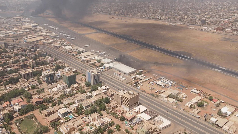 مشهدٌ لبعض المناطق التي طالتها أعمال العنف في السودان (وكالات)